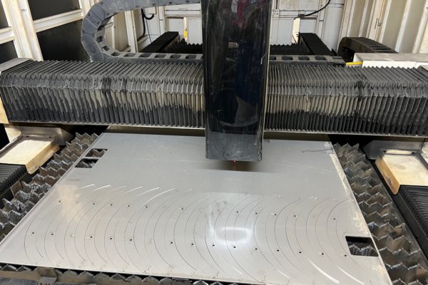 12KW Fiber Laser cutting stainless steel parts